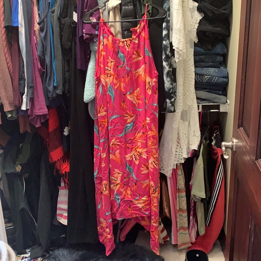 BRAND NEW PINK FLORAL DRESS